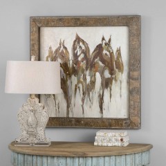 Картина Equestrian In Browns and Golds - utr/2707